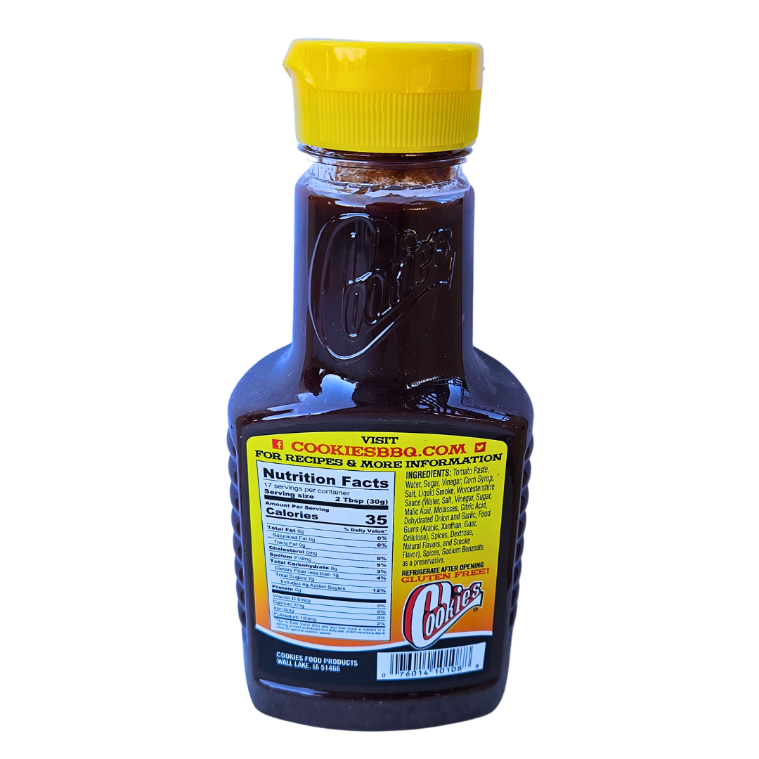 Cookies Original BBQ Sauce, 18oz