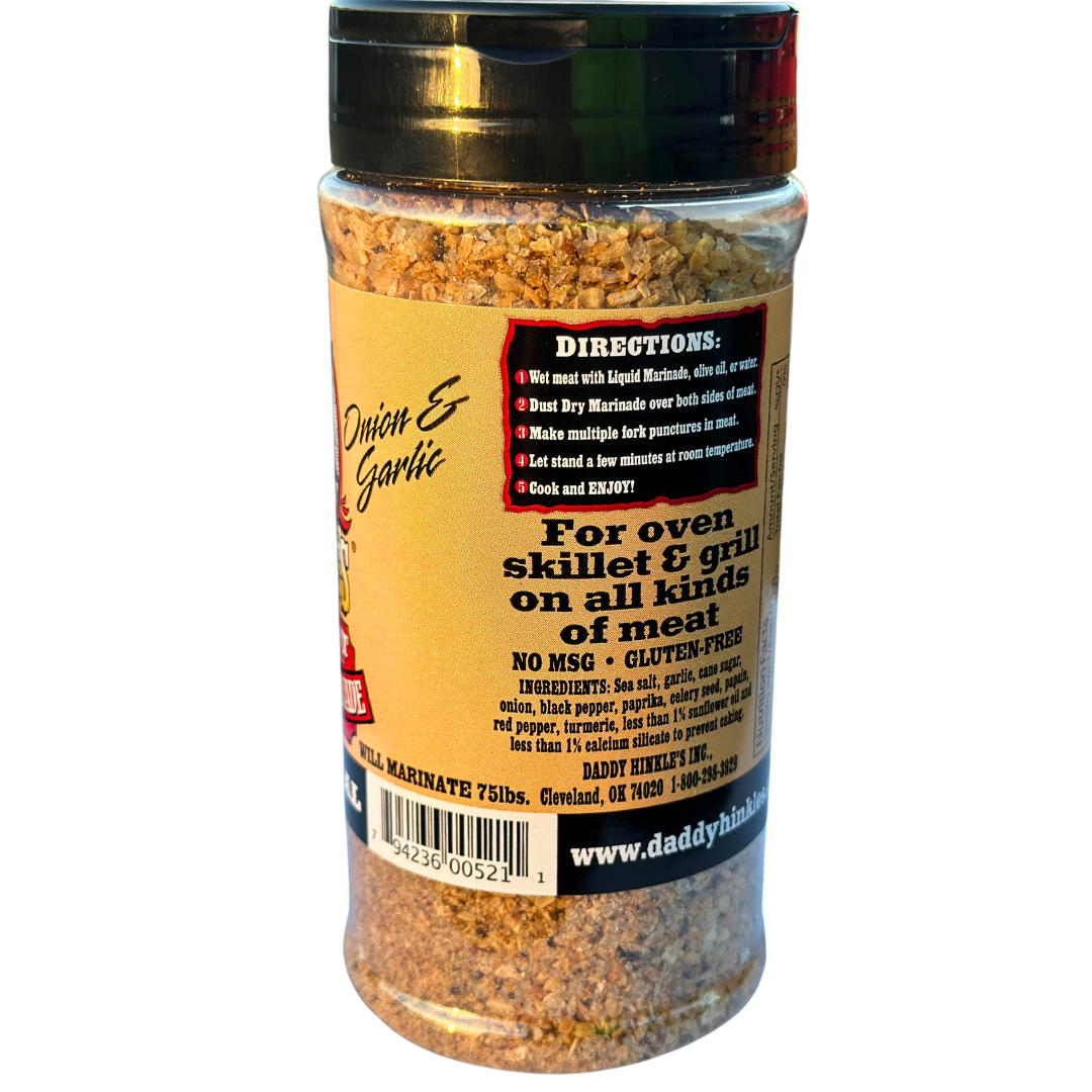 Daddy Hinkle's Original Meat Marinade Rub
