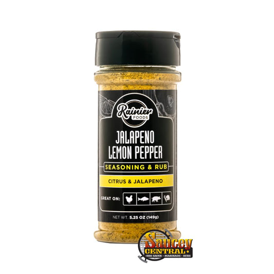 Rainier Foods Jalapeno Lemon Pepper Seasoning & Rub, 5.25oz