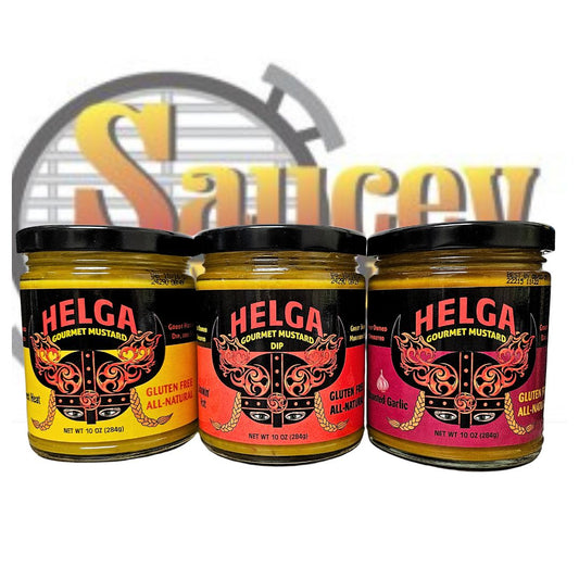 Helga Gourmet Mustard, 10oz