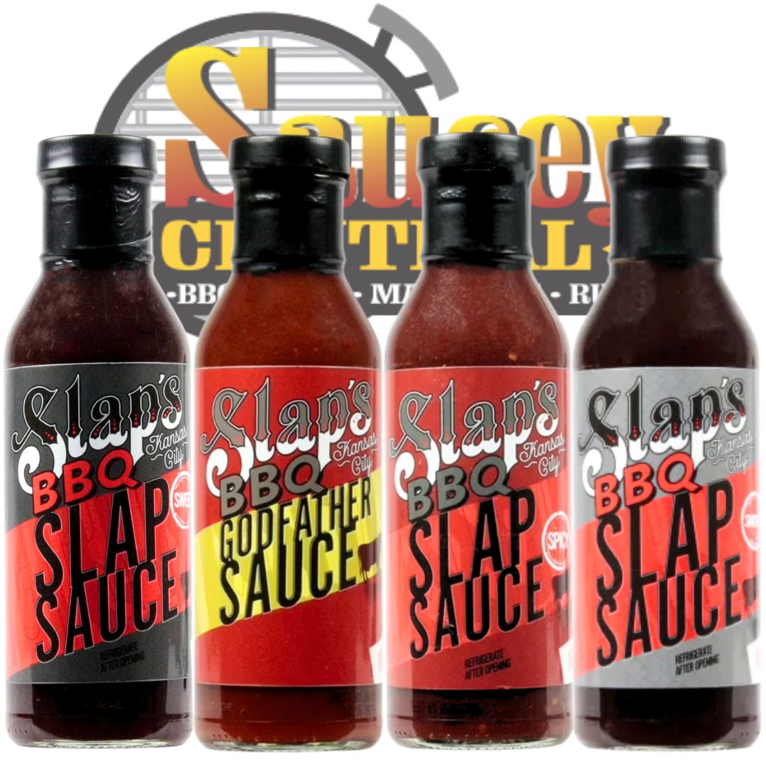 Slap's Kansas City BBQ Sauces - Variety Pack of 4