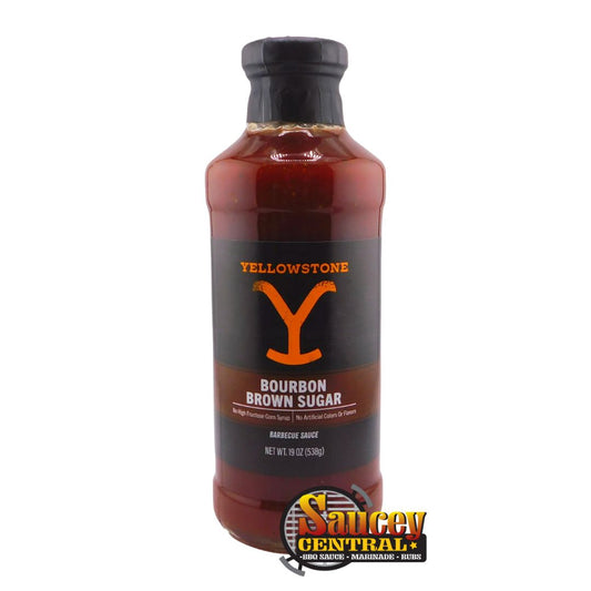 Yellowstone Bourbon Brown Sugar BBQ Sauce, 19oz