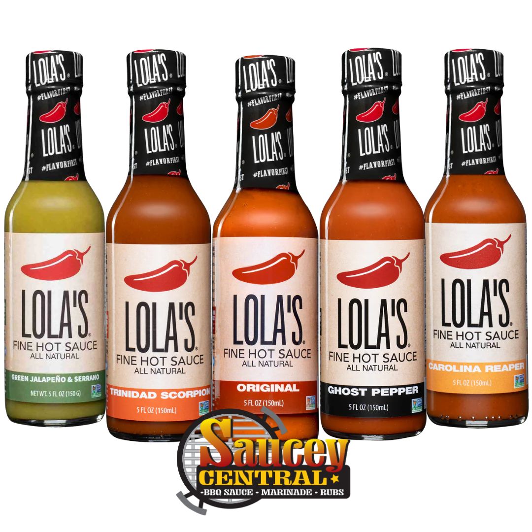 Lola's Hot Sauces - Variety Pack of 5