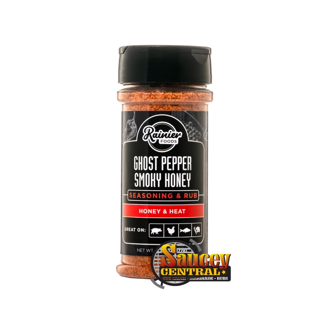 Rainier Foods Ghost Pepper Smoky Honey Rub, 6.25oz