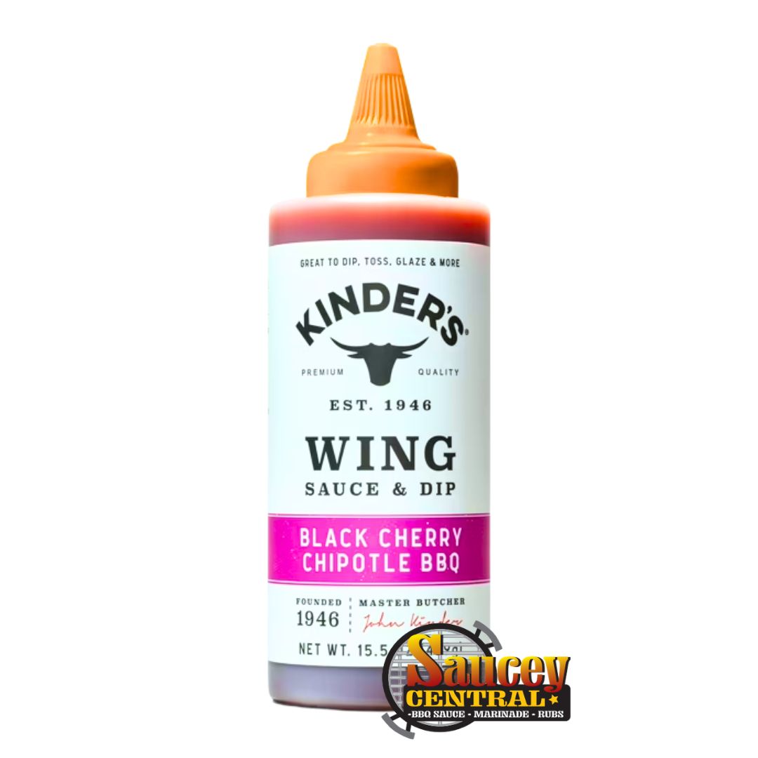 Kinder's Black Cherry Chipotle BBQ Wing Sauce, 15.5oz