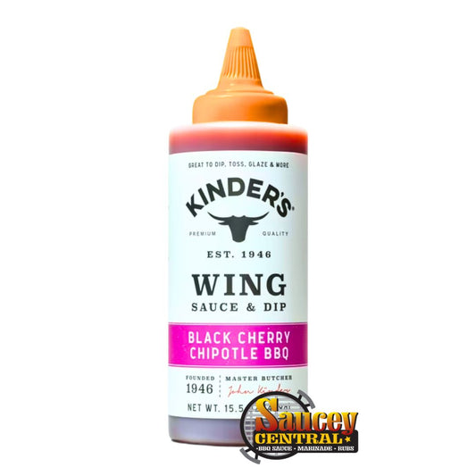 Kinder's Black Cherry Chipotle BBQ Wing Sauce, 15.5oz