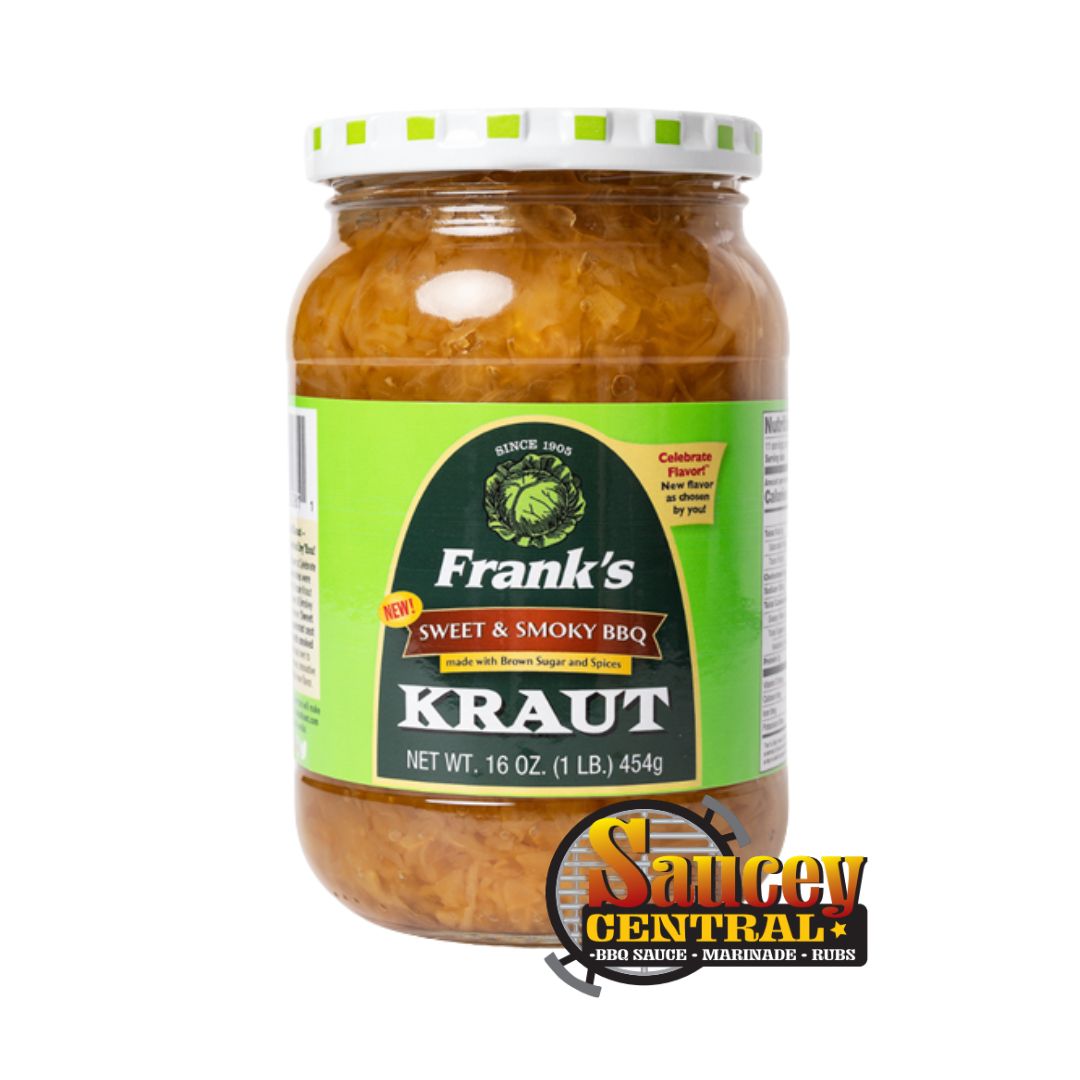 Frank's Sweet & Smoky BBQ Kraut, 16oz