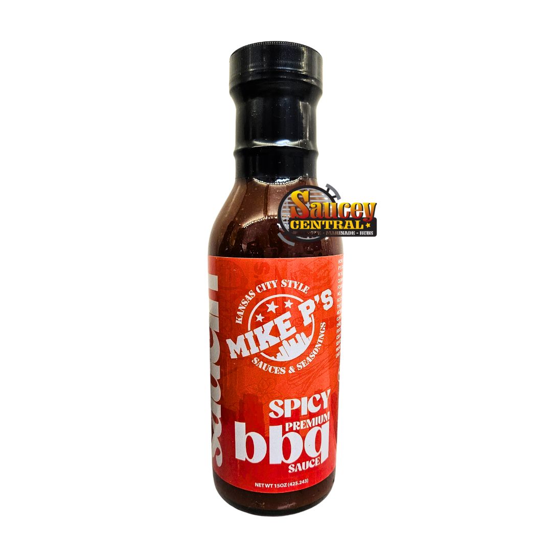 Mike P's Spicy BBQ Sauce, 15oz