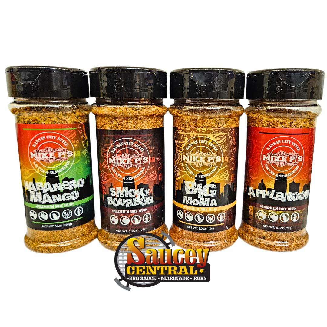 Mike P's Premium Dry Rubs - Variety Pack of 4