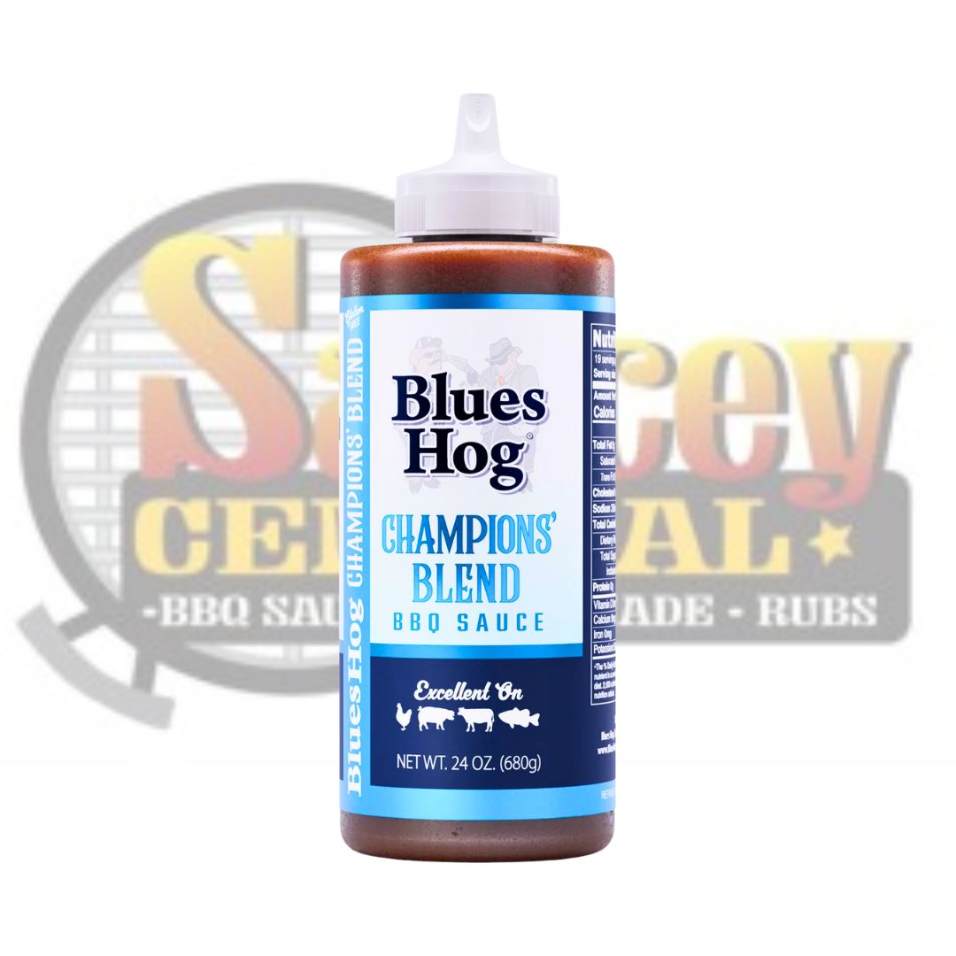 Blues Hog Champions Blend Barbecue Sauce, 24oz Squeeze Bottle