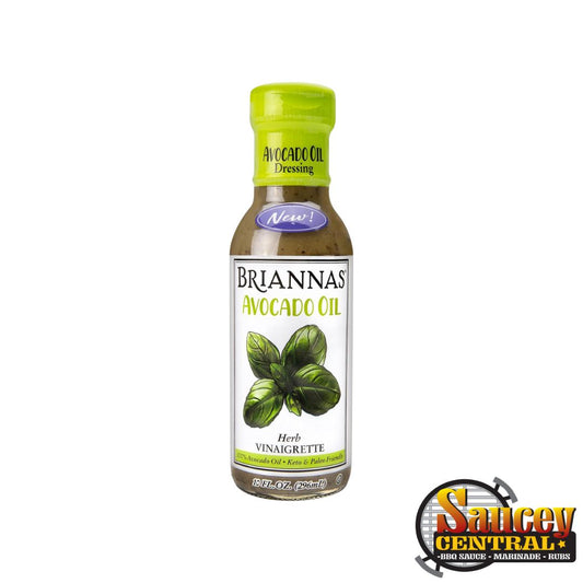 Briannas Avocado Oil Herb Vinaigrette Dressing, 10oz