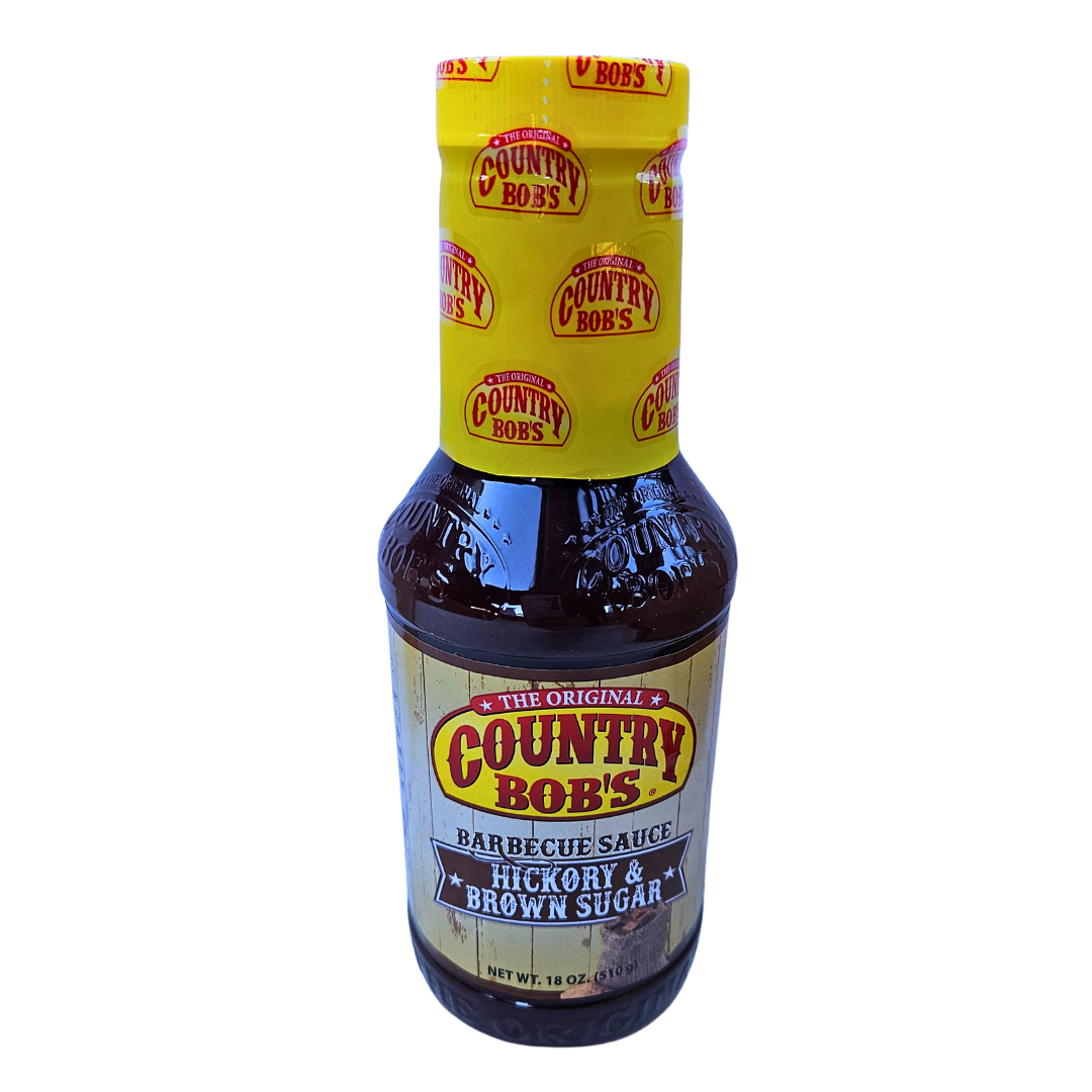 Country Bob's Hickory & Brown Sugar BBQ Sauce, 18oz