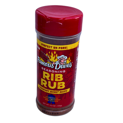 Famous Dave's Rib Rub Seasoning, 5.5oz