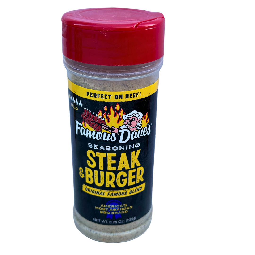 Famous Dave's Steak & Burger Seasoning, 8.25oz