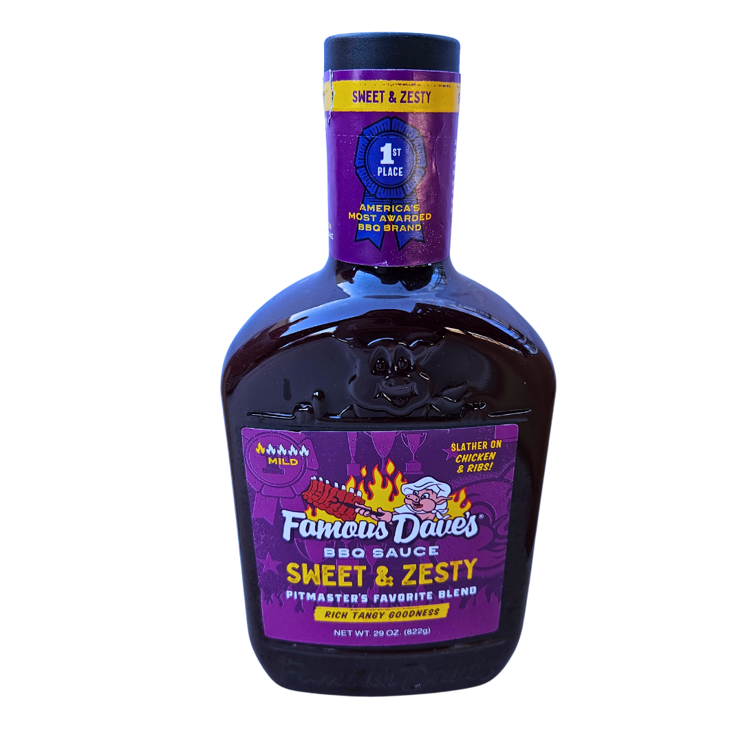 Famous Dave's Sweet & Zesty BBQ Sauce 29oz.