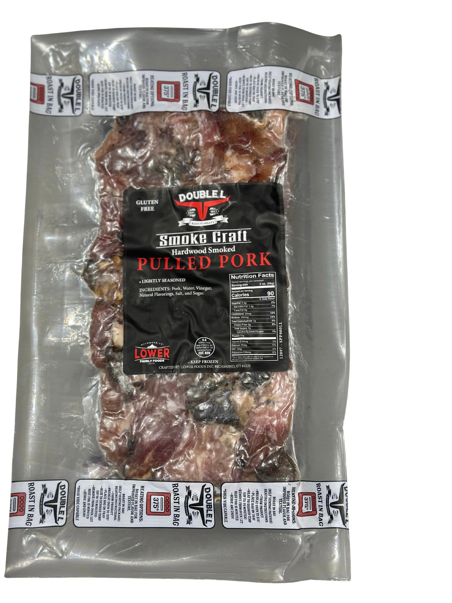 Double L Smoke Craft Hardwood Smoked Pulled Pork