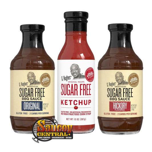 G. Hughes Sugar Free Gift Pack (SF Original, SF Hickory, SF Ketchup)