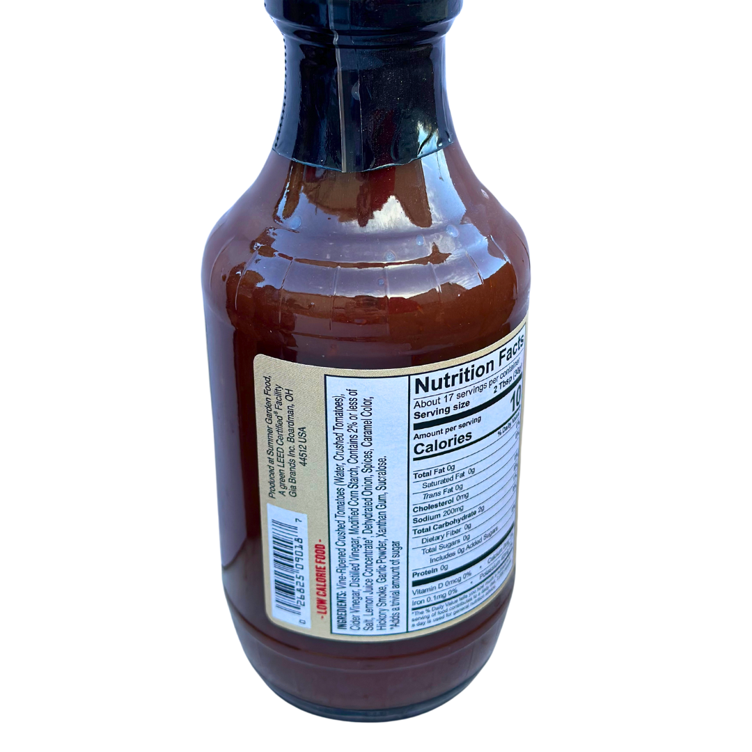 G. Hughes Sugar Free Sweet & Spicy BBQ Sauce, 18oz