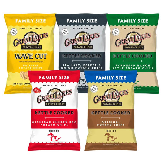 Great Lakes Potato Chips - Family Size, 14oz