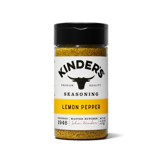 Kinder's Lemon Pepper Seasoning, 6.25oz