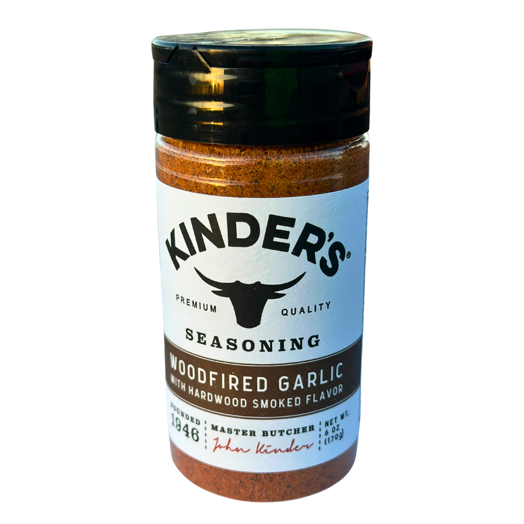 Kinder's Woodfired Garlic Seasoning – Saucey Central