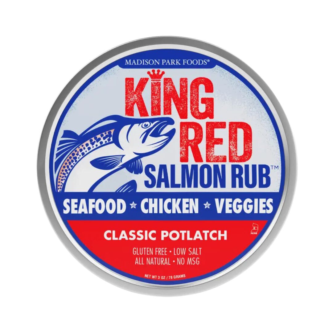 King Red Salmon Rub - Classic Potlatch, 3oz