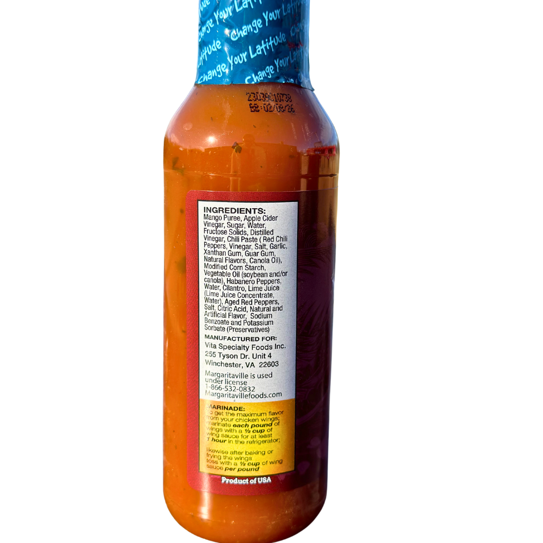 Margaritaville Mango Habanero Marinade, 14oz