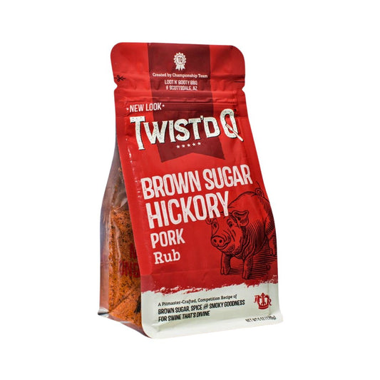 Twist'd Q Brown Sugar Hickory Pork Rub, 6oz