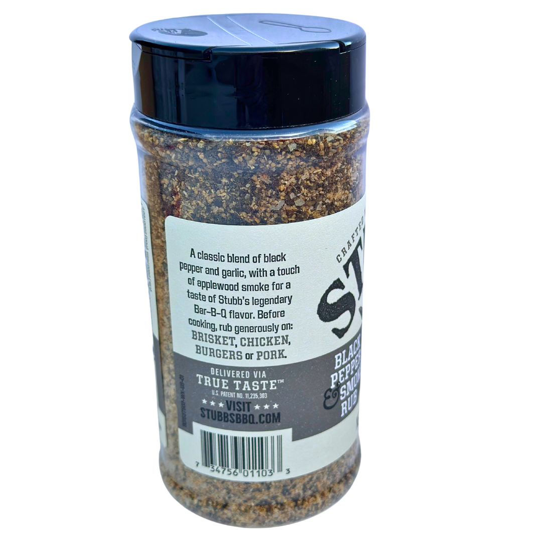 Stubb's Black Pepper and Smoke Rub, 12.2oz