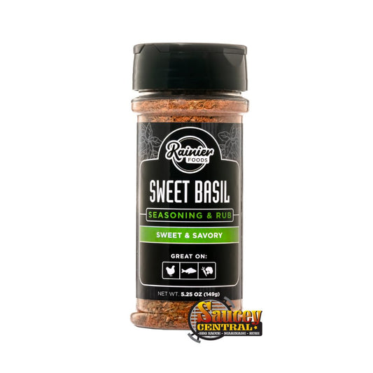 Rainier Foods Sweet Basil Seasoning & Rub, 5.25oz