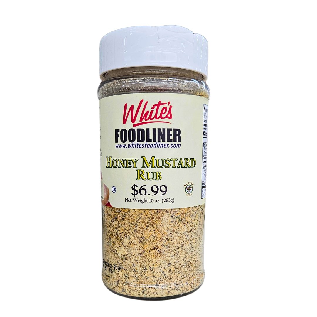 Honey Mustard Rub by White's Foodliner, 10oz – Saucey Central