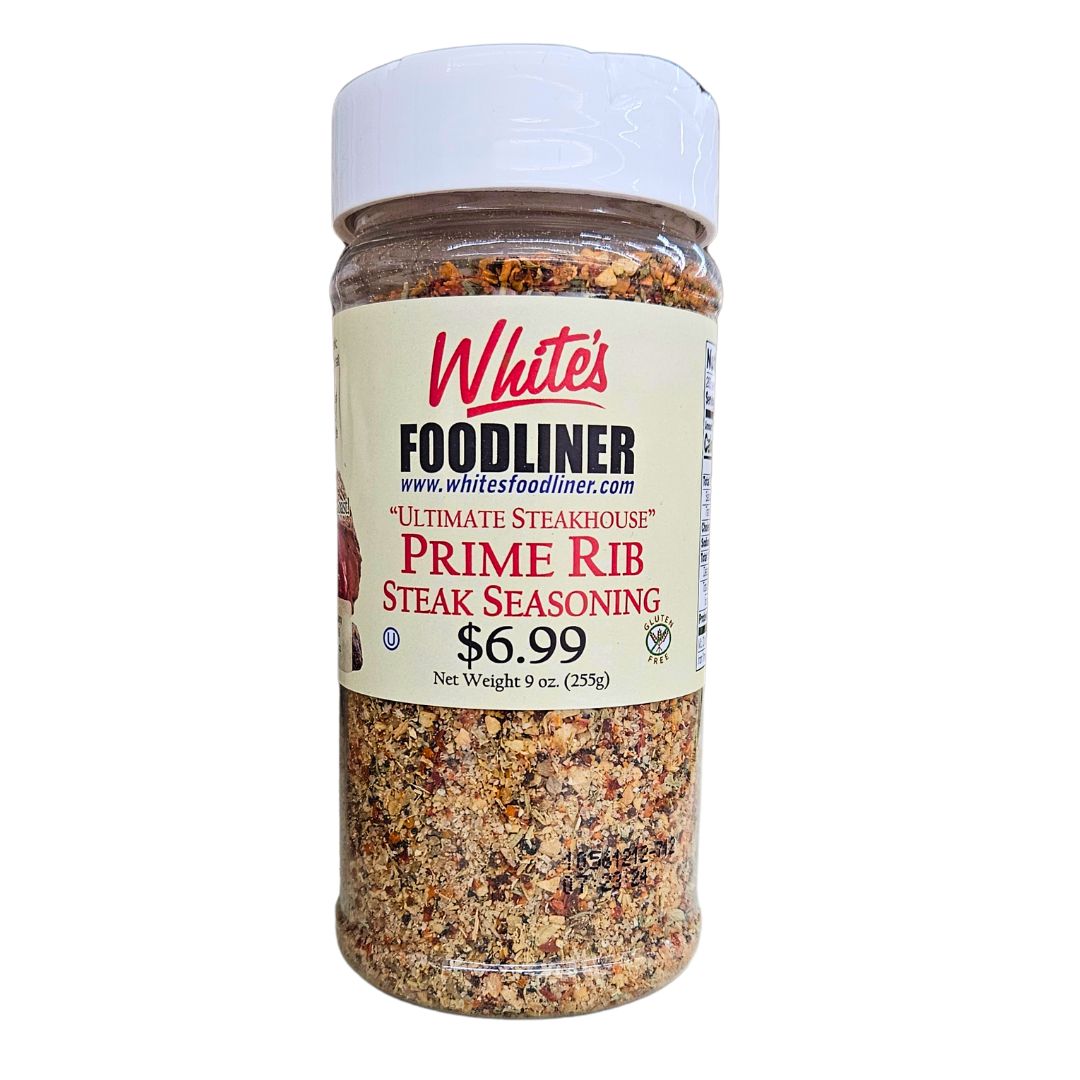 Ultimate Steakhouse Prime Rib Steak Seasoning by White's Foodliner, 9oz