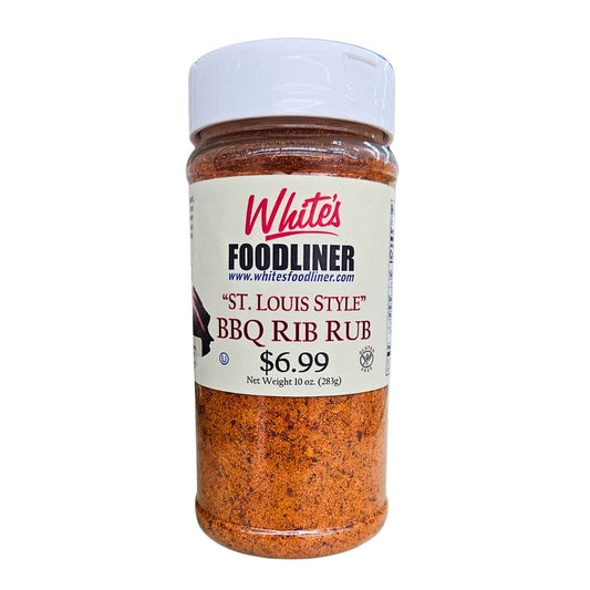 St. Louis Style BBQ Rib Rub by White's Foodliner, 10oz