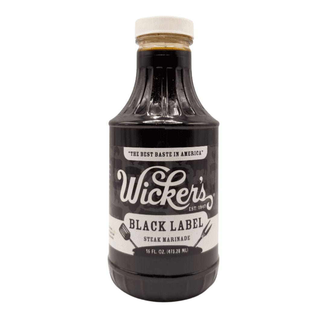 Wicker's Black Label Steak Marinade, 16oz