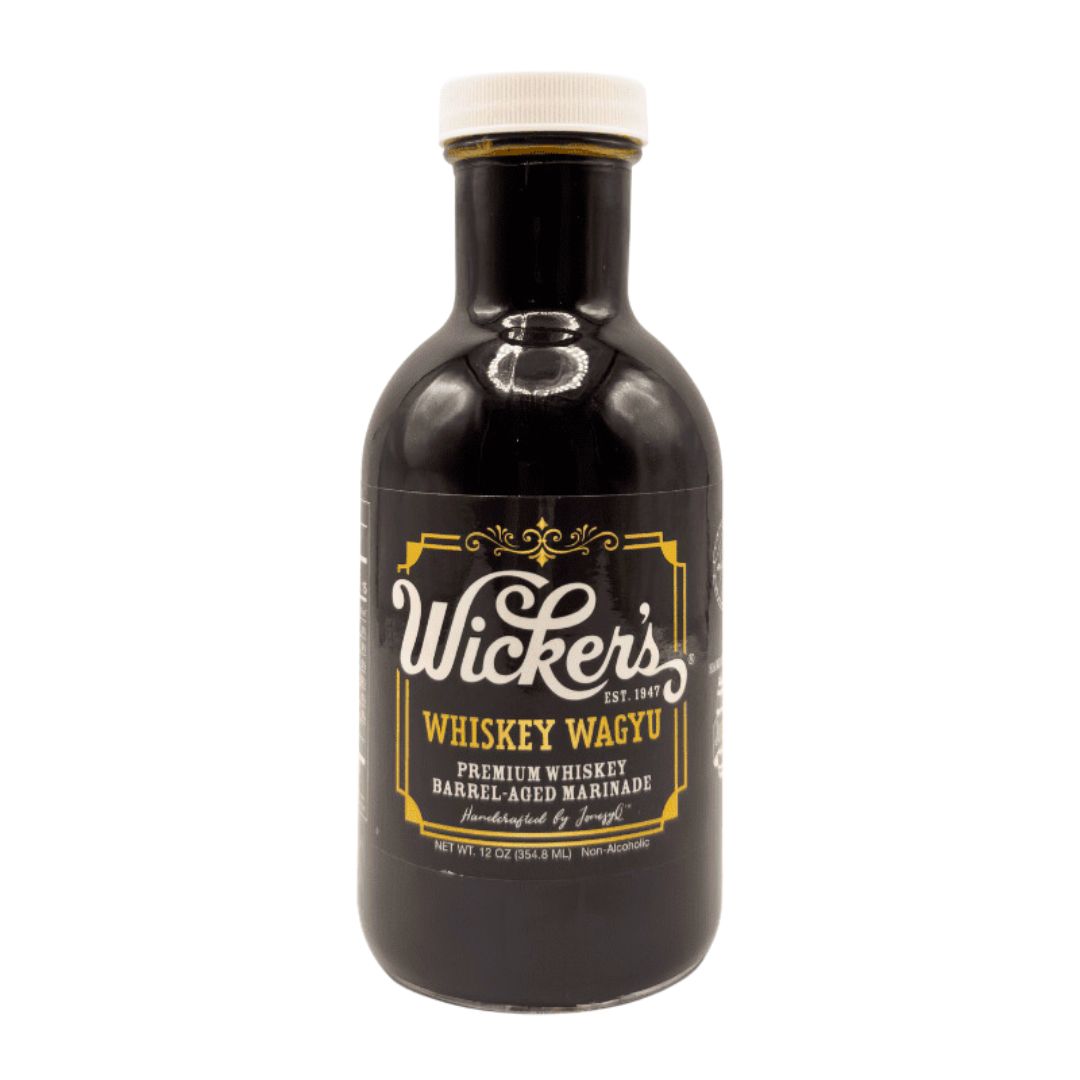 Wicker's Whiskey Wagyu Marinade, 12oz