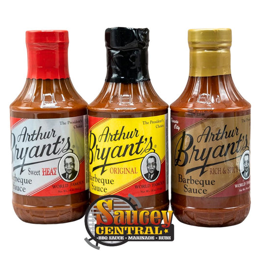 Arthur Bryant's 3-Pack Gift Set (Original, Rich & Spicy, Sweet Heat)