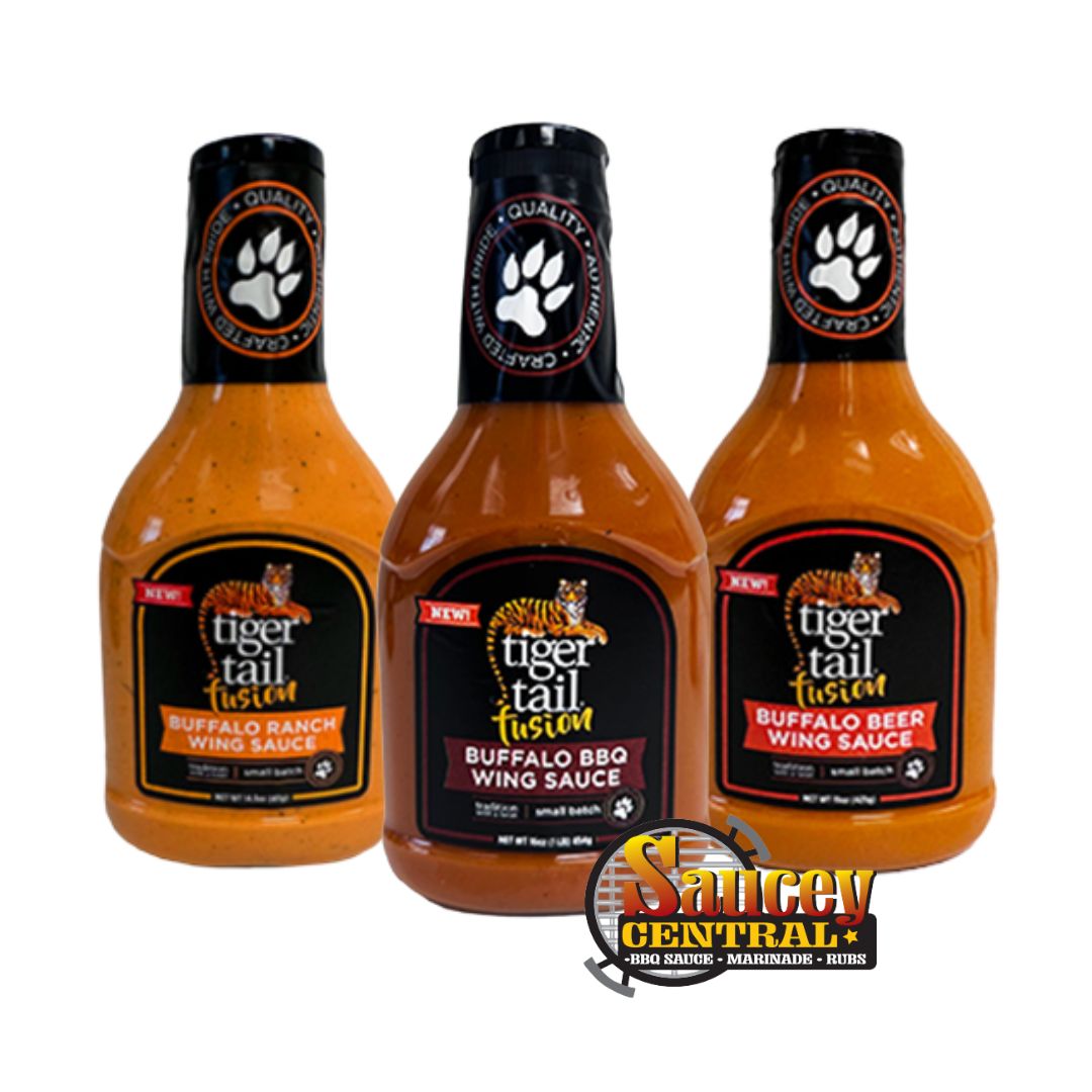 TigerTail Fusion Buffalo Sauces - Variety Pack of 3