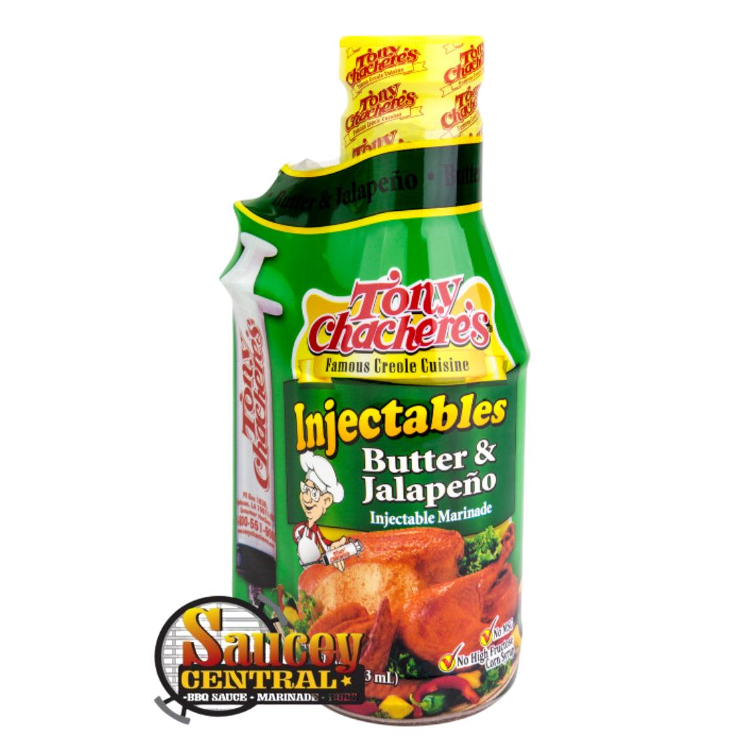 Tony Chachere's Injectables - Butter & Jalapeno – Saucey Central