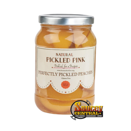 Pickled Pink - Perfectly Pickled Peaches, 16oz