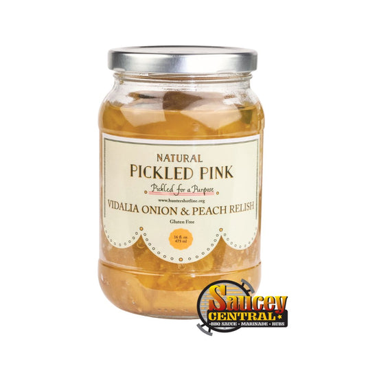 Pickled Pink - Vidalia Onion & Peach Relish, 16oz