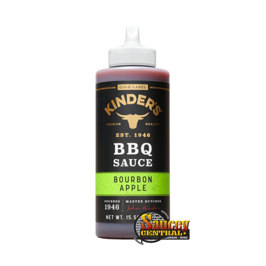 Kinder's Gold Label BBQ Sauce - Bourbon Apple, 15.5oz