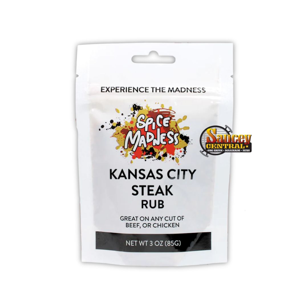 Spice Madness Kansas City Steak Rub, 3oz