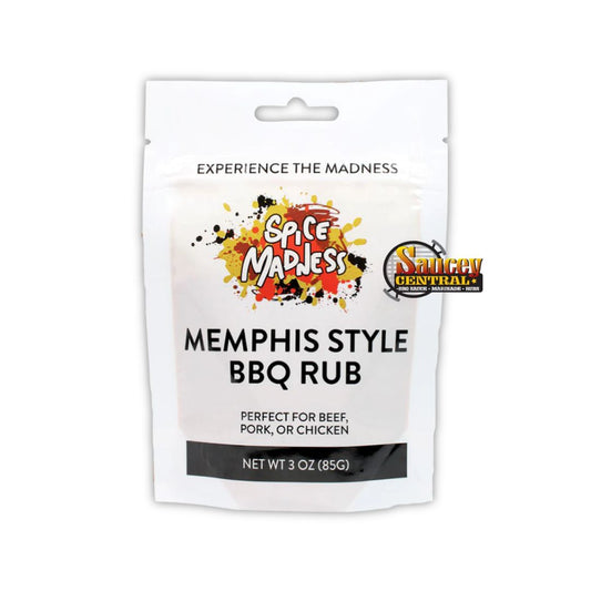 Spice Madness Memphis Style BBQ Rub, 3oz