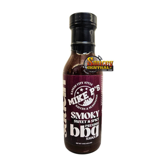 Mike P's Smoky Sweet & Spicy BBQ Sauce, 15oz